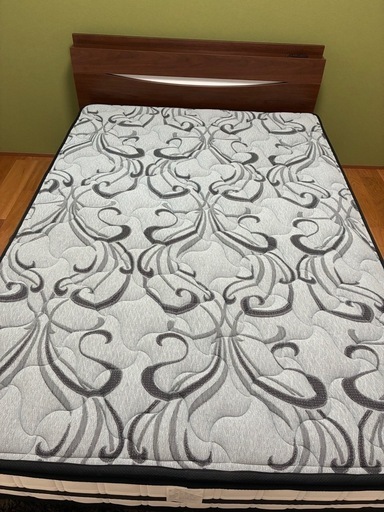 ダブルベッド(フレーム&マットレス)