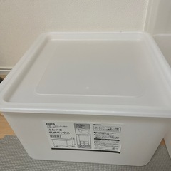【受付終了】ふた付き収納ボックス　2セットの画像
