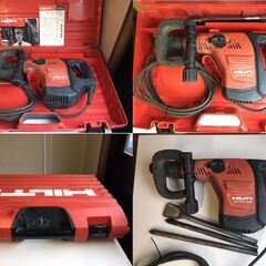 【動作確認済み】　HILTIヒルティ　電動コンクリートブレーカー電動ハンマ電動ハツリ機はつり機　TE500-AVR　100V　ビット・ケース付の画像