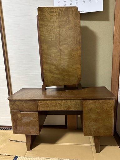 鏡台　昭和レトロ 昭和レトロ 鏡台 三面鏡 (おもち) 金島のドレッサーの中古
