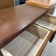 ★リユースのサカイ高崎店★TJ12448  整理ダンス 茶 H133×D45×W80.5 クリーニング済みの画像
