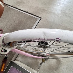 22インチ 子供自転車  ピンクの画像