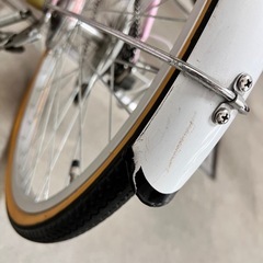 22インチ 子供自転車  ピンクの画像