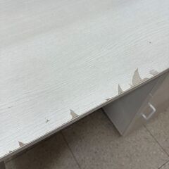 ★リユースのサカイ高崎店★TJ12449  学習机 アイボリー H73×D57×W95 クリーニング済みの画像