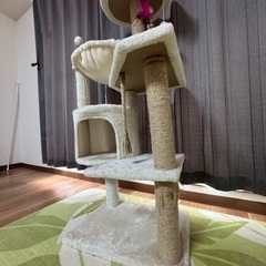 キャットタワー 使用期間半年程の画像