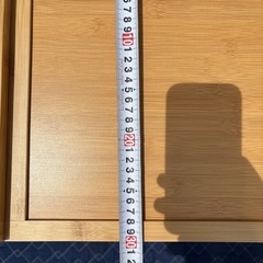 竹製　3段引出し　ラックの画像