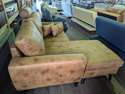 【現品限り】2Pカウチソファ※訳アリ撮影品