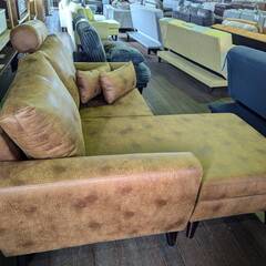 【現品限り】2Pカウチソファ※訳アリ撮影品の画像