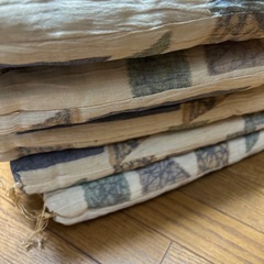 高級ちぢみ織夏座布団5枚セットの画像