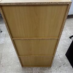 ★リユースのサカイ高崎店★TJ12451  棚 ライトブラウン H88×D30×W48.5 クリーニング済みの画像