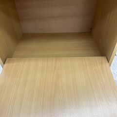 ★リユースのサカイ高崎店★TJ12451  棚 ライトブラウン H88×D30×W48.5 クリーニング済みの画像