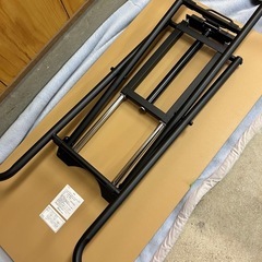 【極美品】ニトリ 昇降テーブル ライザN ミドルブラウンの画像