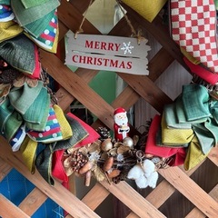 クリスマスリース（ヘリ使用の画像