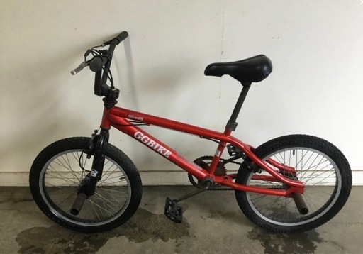 A-39 △ v 岐阜発/ GGBIKE/ BMX/ 自転車/ GG-20FS/ 20インチ/ ジャイロ/ ペグ付き/ 走行確認/ 現状品/ 管04s/ R7.5/9 △