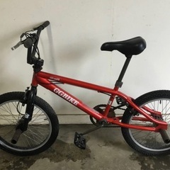 A-39 △ v 岐阜発/ GGBIKE/ BMX/ 自転車/ GG-20FS/ 20インチ/ ジャイロ/ ペグ付き/ 走行確認/ 現状品/ 管04s/ R7.5/9 △の画像