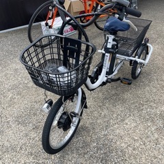 電動アシスト三輪自転車 BEPN18-WHの画像