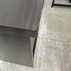 ★リユースのサカイ高崎店★TJ12452  デスク ダークブラウン H72×D39.5×W100 クリーニング済みの画像