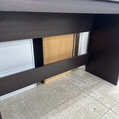 ★リユースのサカイ高崎店★TJ12452  デスク ダークブラウン H72×D39.5×W100 クリーニング済みの画像