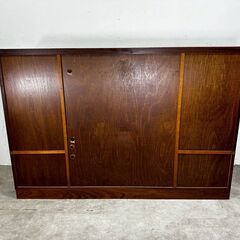 『karimoku』カリモク コロニアル サイドボード キャビネット テレビボード 飾棚 書棚 カップボード 食器棚 ヴィンテージ RWsid13の画像