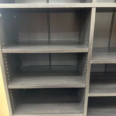 ★リユースのサカイ高崎店★TJ12453  収納棚 ダークブラウン H183.5×D29×W90 クリーニング済みの画像