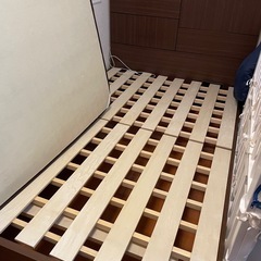 大塚家具　ベッドフレーム　　セミダブル　ダブルの画像