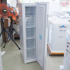 冷凍庫　フリーザー　102L　1ドア　アクア　AQF-SF10K（W）　リユース品　価格　23,800円の画像
