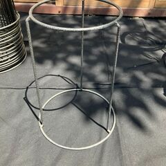 【中古】鉢スタンドD（黒）15台セット 高さ30cmの画像