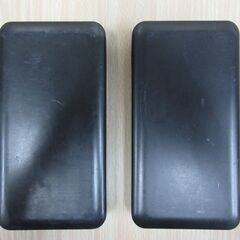 ( M-748 )モバイルバッテリー 15000mAh ２個セット PSEマーク認証 ブラック 黒 中古 動作確認済みの画像