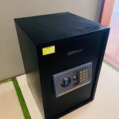 テンキー式 電子金庫 【60L / ブラック】 エレクトロニック 金庫 家庭用の画像
