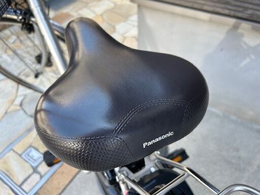 兵庫県限定配送無料 電動自転車パナソニック２６インチ16ah グレー 🌈超容量13Ah！デジタル液晶！Panasonicビビ26インチ電動自転車