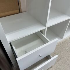 ★リユースのサカイ高崎店★TJ12456  棚 白 H76.7×D39.3×W146.7 クリーニング済みの画像