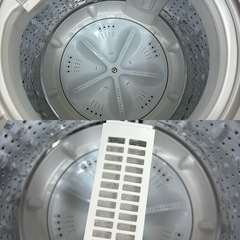 ⭐️MAXZEN⭐️ 全自動洗濯機 2022年 5.5kg 大阪市近郊配送無料の画像