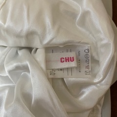 CHU XXX ホワイト フリル付き 長袖シャツ ブラウス 透け感 Mサイズの画像