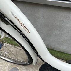 🌈長生きバッテリーほぼ新品！8.7Ah　ヤマハ　パスナチュラ　 電動自転車　電動アシスト自転車　08086の画像