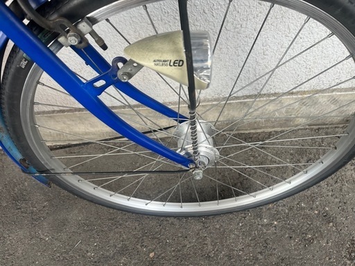 8J5ホームサイクル26サイズオートライト付きカギが新品です