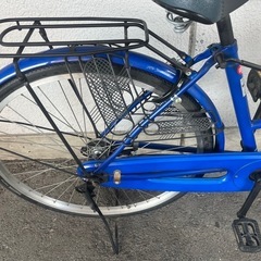 8J5ホームサイクル２6サイズ　オートライト付き　カギ　が新品です。★自転車専門店の中古車です★　【消費税込み・防犯登録６００円込みの画像