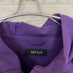 CHIP CLIP ジッパー付きフードジャケット ウインドブレーカー Lサイズの画像