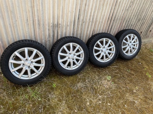 一度使用のスタッドレス アルミ 4本セット