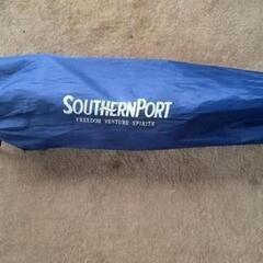 SOUTHERN PORT ネイビー折りたたみチェアの画像