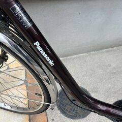 🌈超容量12Ah ！パナソニック　 Panasonic 電動自転車　電動アシスト自転車　中古　08087の画像
