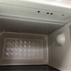Haier ヘルツフリー電子レンジJM-FH18G ホワイト 2020年製 動作確認済み 中古品 ③の画像