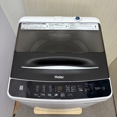 ⭐️HAIER⭐️ 全自動洗濯機 2022年 5.5kg 美品 大阪市近郊配送無料の画像