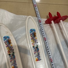 子供用　スキー板&ストックの画像