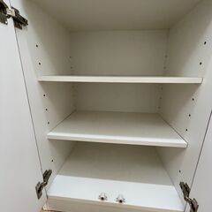 ★リユースのサカイ幸手店★ジモティ割あり★  収納棚 白 W61×D45×H197 クリーニング済み SJ10045の画像