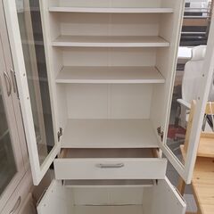 ★リユースのサカイ千葉中央店★期間限定割引有  食器棚  H175×D35×W58 クリーニング済み TC4144の画像