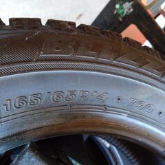 165/65r14 4本セットタイヤのみの画像