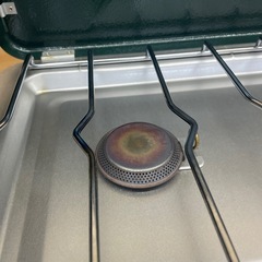 中古品 Coleman 2バーナーストーブ 屋外用 ガス缶無し 美品 キャンプ BBQ アウトドアの画像