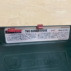 中古品 Coleman 2バーナーストーブ 屋外用 ガス缶無し 美品 キャンプ BBQ アウトドアの画像