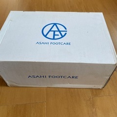 ASAHI FOOTCARE アサヒフットケア ウォーキングシューズ ブラック×ホワイト メンズの画像