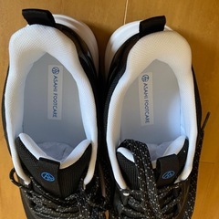 ASAHI FOOTCARE アサヒフットケア ウォーキングシューズ ブラック×ホワイト メンズの画像